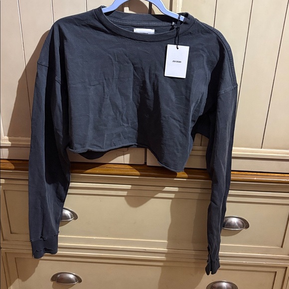 Joah Brown Charcoal Long Sleeve Tee - Picture 3 of 8